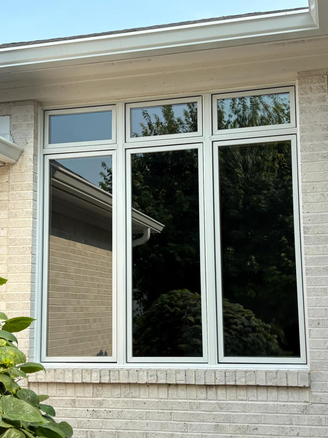 Storm-damaged window documented in Avian Glen